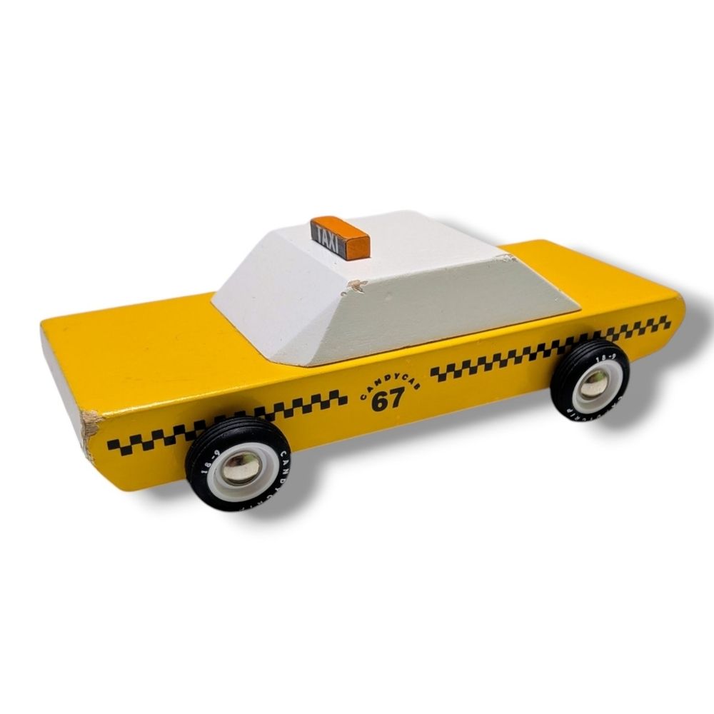 Candy Lab Hudson Taxi Wooden Car - Picture 2 of 9